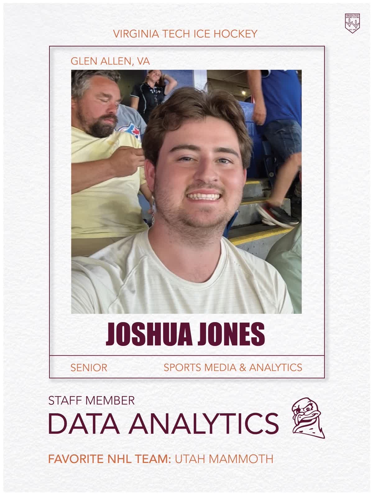 Joshua Jones, Data Analytics