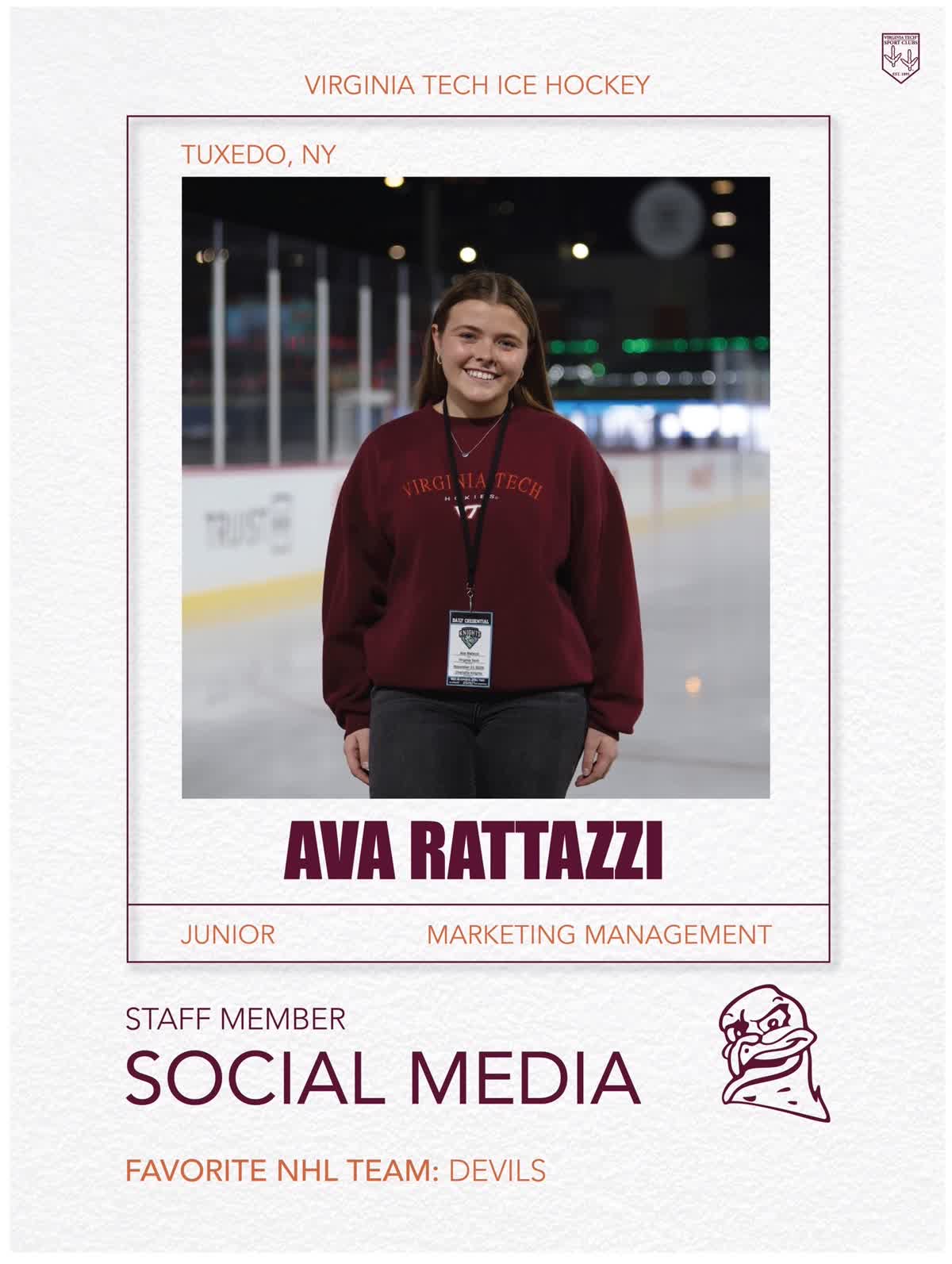 Ava Rattalzi, Social Media