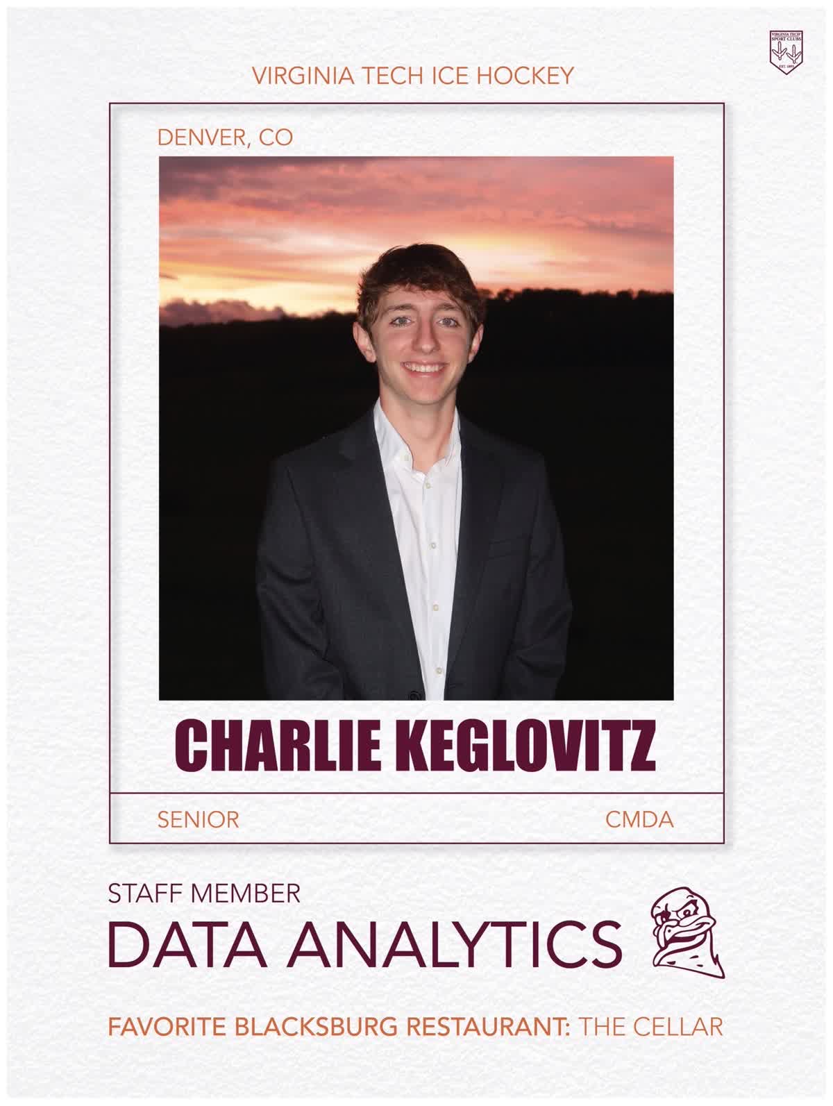 Charlie Keglovitz, Data Analytics