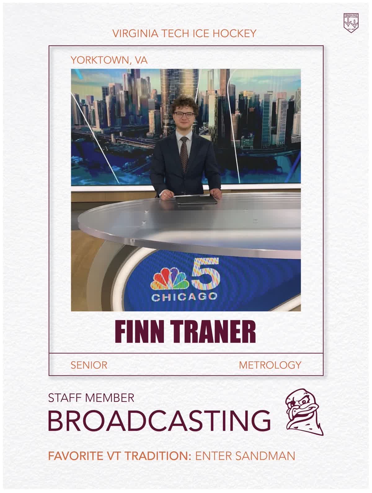 Finn Traner, Broadcasting